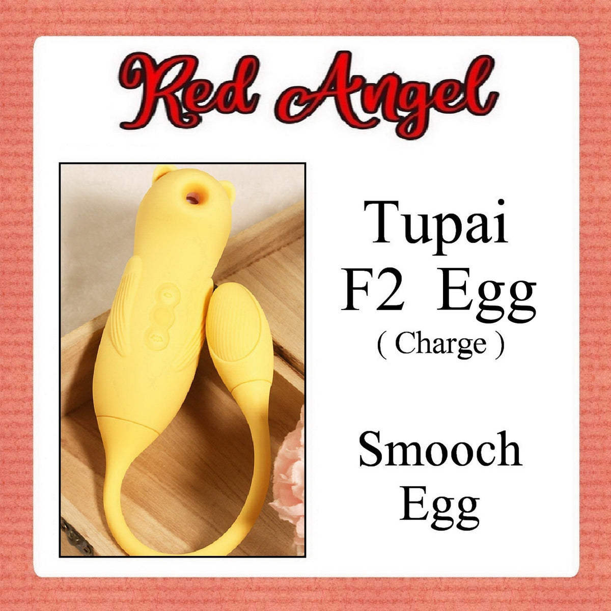 Pekalongan Red Angels VIbrator Tupai F2 EGG Yellow Charger Limited Editon