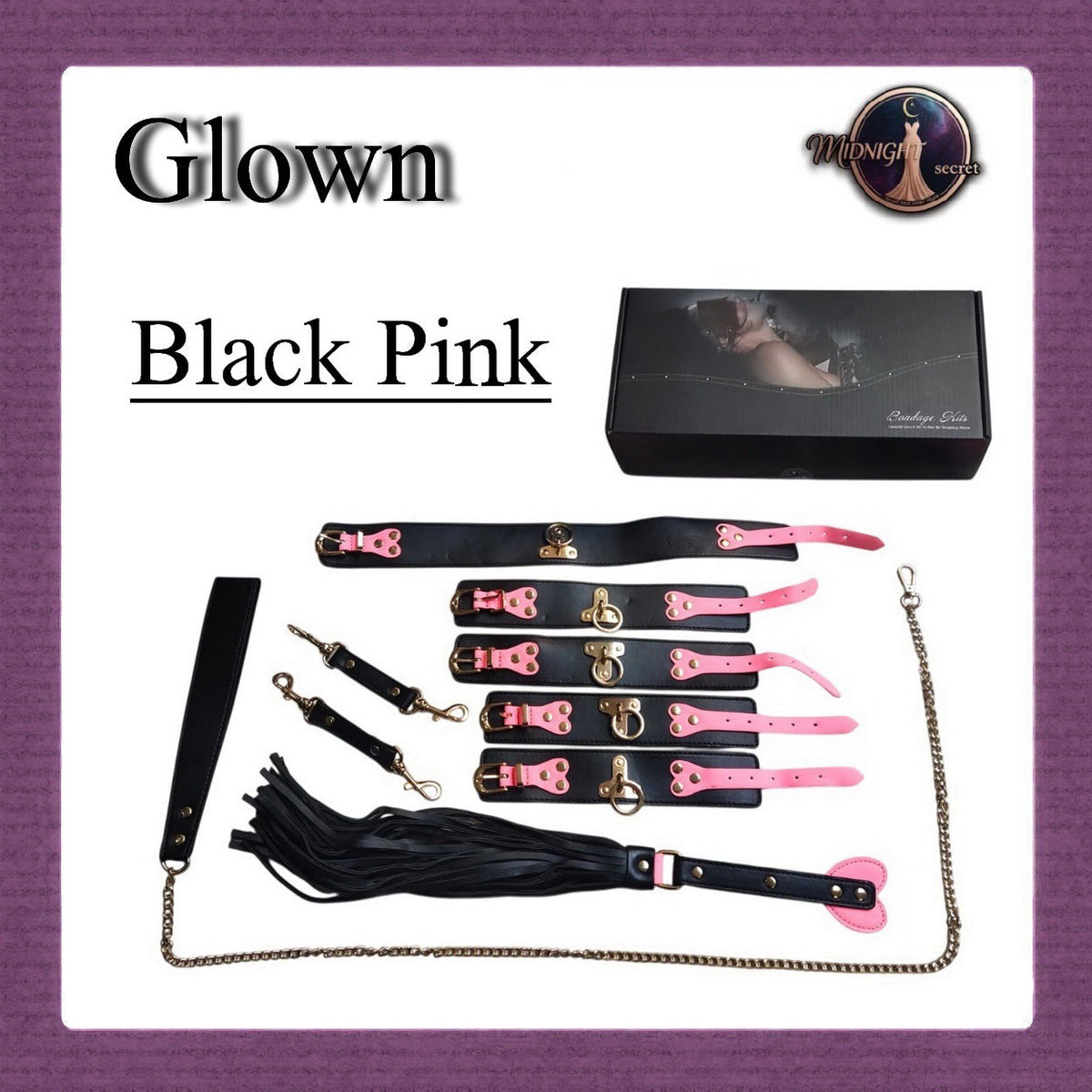 Pekalongan Midnight Set Premium BDSM Fashion Toys GLOW IN THE DARK