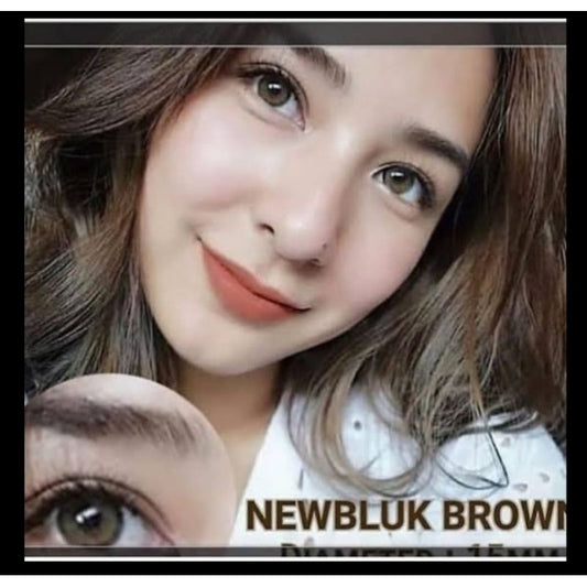 Pekanbaru Softlens Newbluk 15Mm ( Normal Minus) + Free Case
