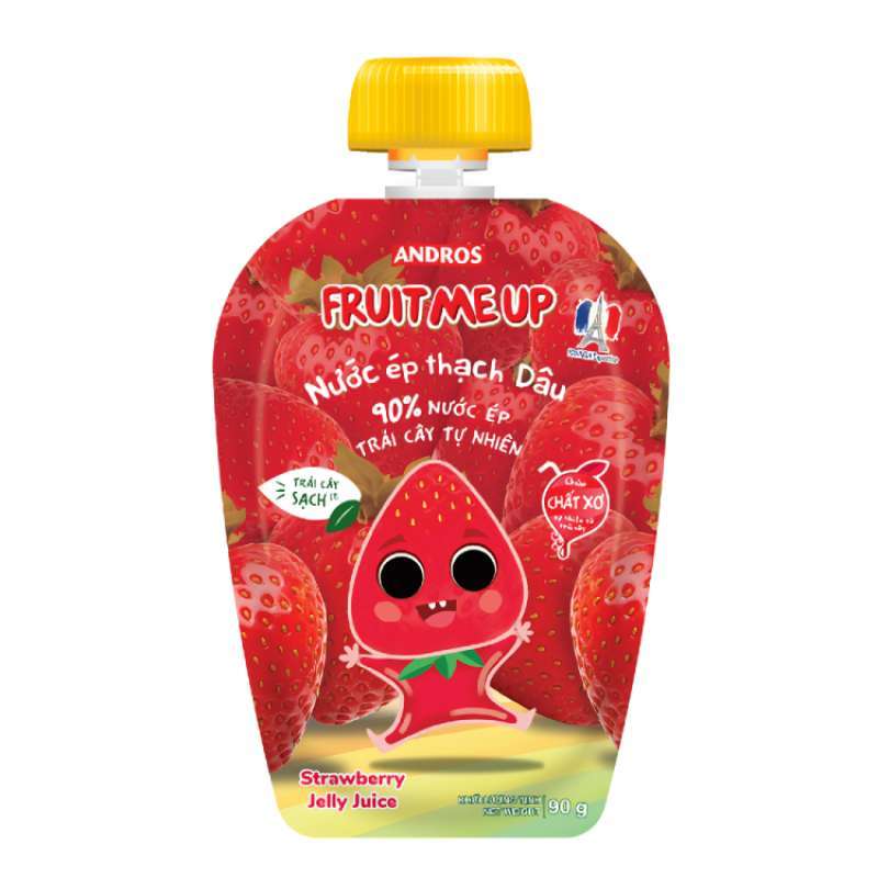 Pekanbaru Andros Fmu Jelly Juice Strawberry 90Gr