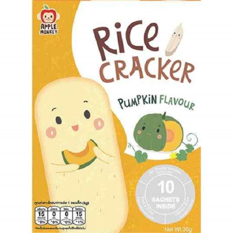 Pekanbaru Apple Monkey Rice Crckr Pumpkin Flvr 30G