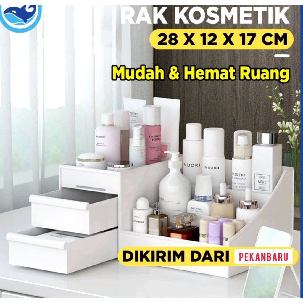 (Free Dus) Rak Kosmetik Mini / Cosmetic Storage Drawer / Kotak Penyimpanan Makeup
