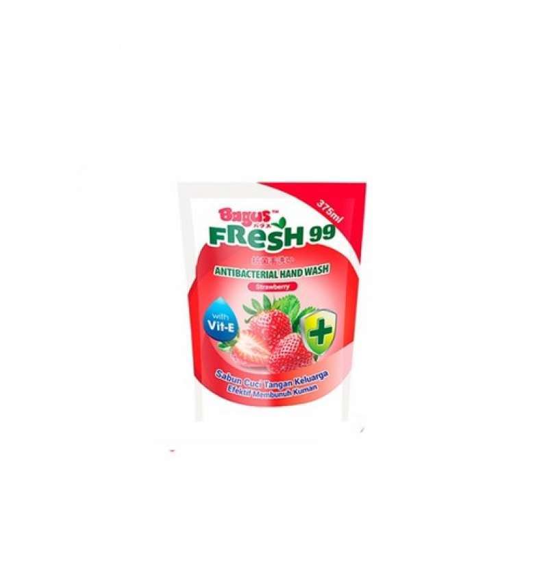 Pekanbaru Bagus Fresh99 H/W Strawberry 375Ml Pch