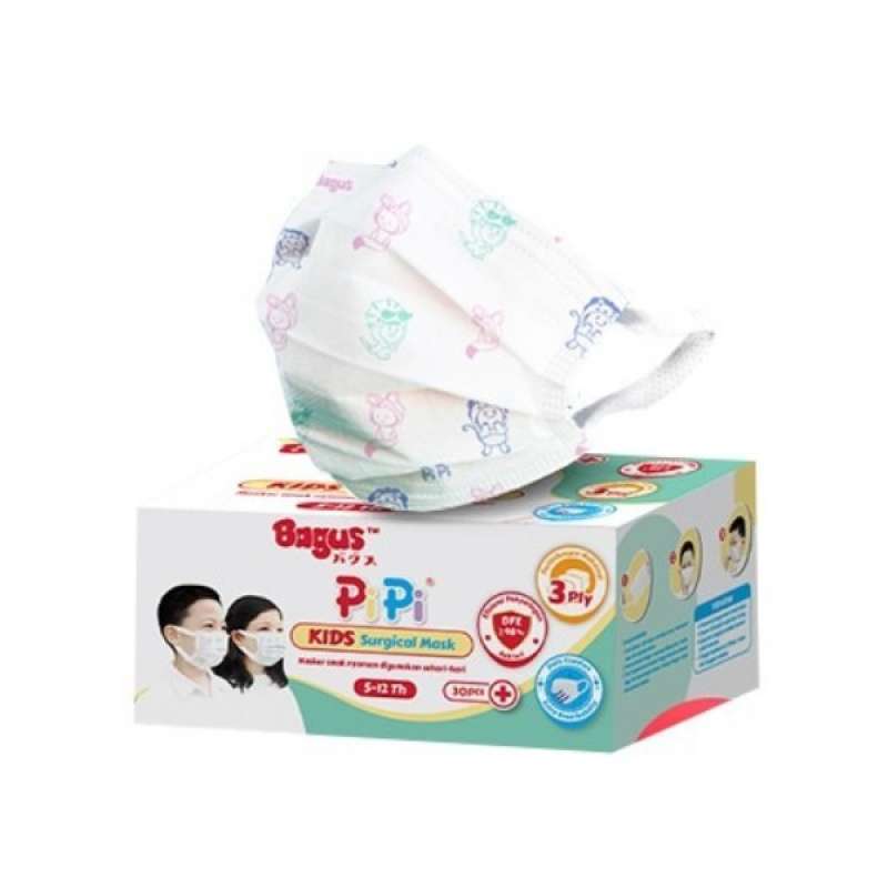 Pekanbaru Bagus Pipi Kids Surgical Mask 30Pcs