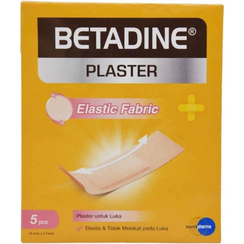 Pekanbaru Betadine Plaster Elastic Fabric 5'S