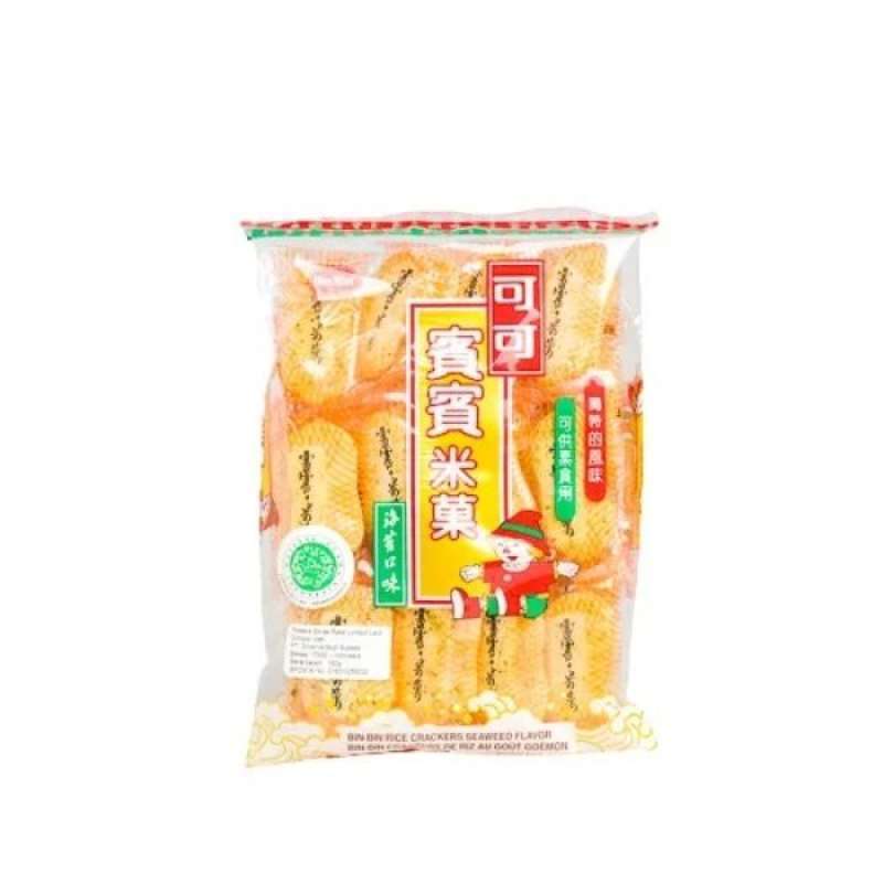 Pekanbaru Bin-Bin Rice Crackers Seaweed 150Gr