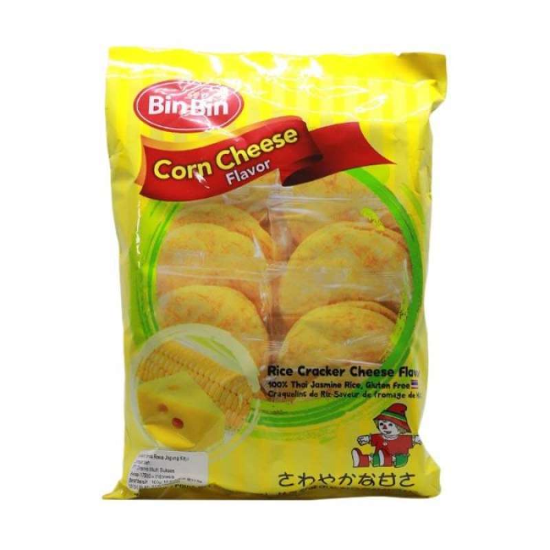 Pekanbaru Bin Bin Rice Crackers Corn Cheese 105Gr