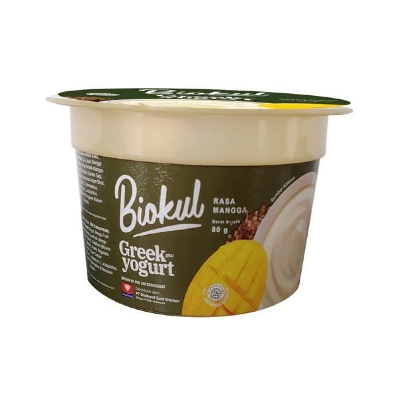 Pekanbaru Biokul Yogurt Greek Mango 80Gr