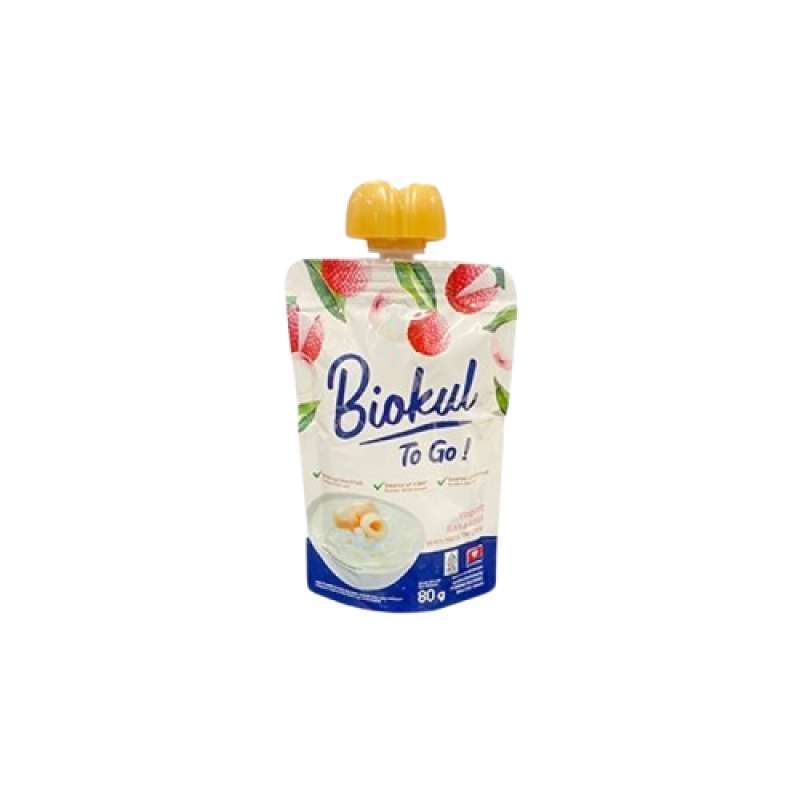 Pekanbaru Biokul Yoghurt To Go Lychee 80Gr