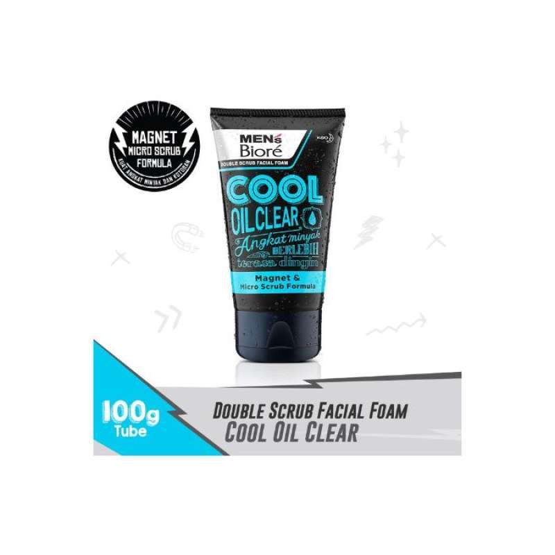 Pekanbaru Biore Men Fc Foam Dbl Scrb Cool Oil 100G