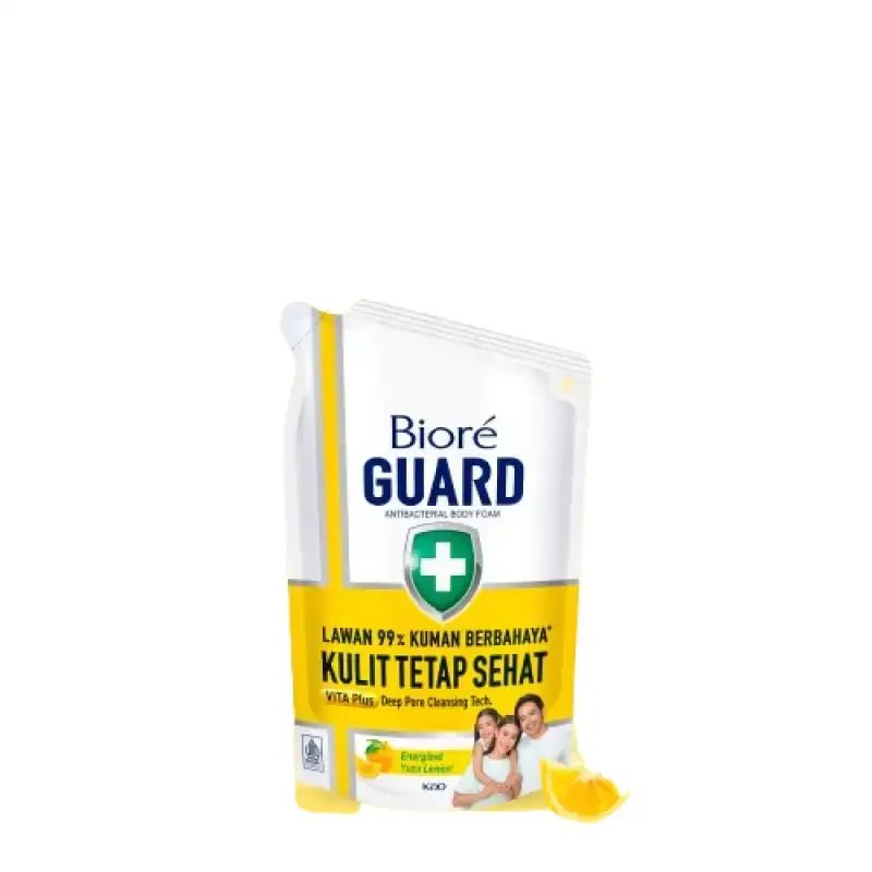 Pekanbaru BIORE BODY FOAM ENERGIZED YUZU LEMON 800ML POUCH
