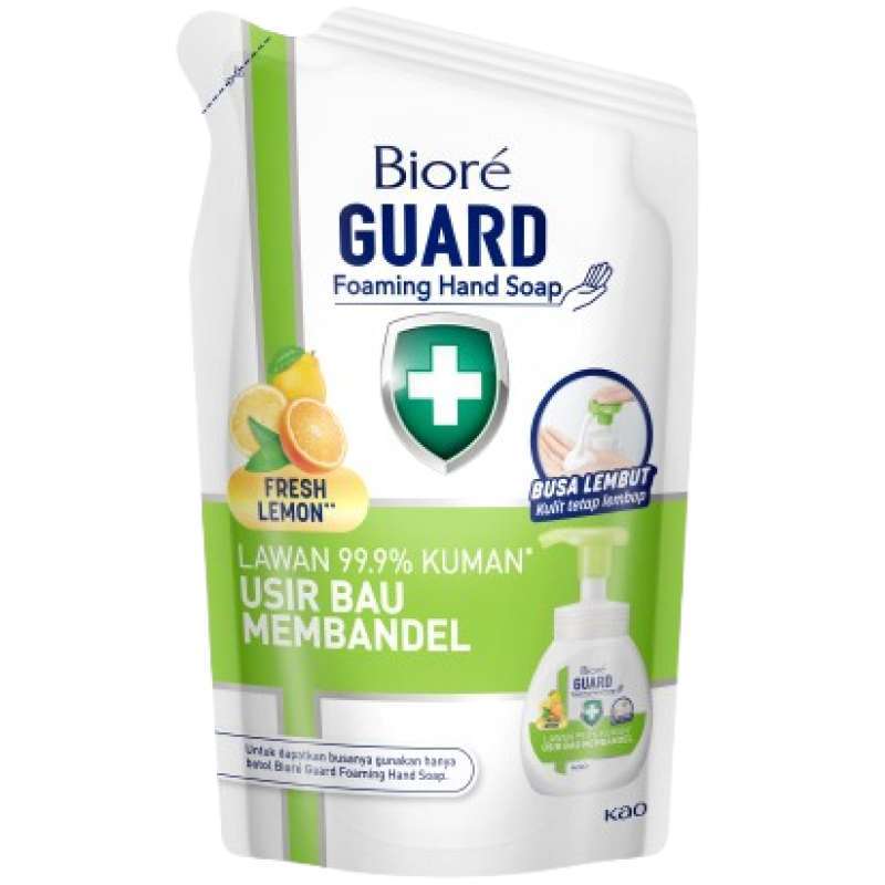Pekanbaru Biore Foaming Hand Soap Fresh Lemon 250Ml Refill