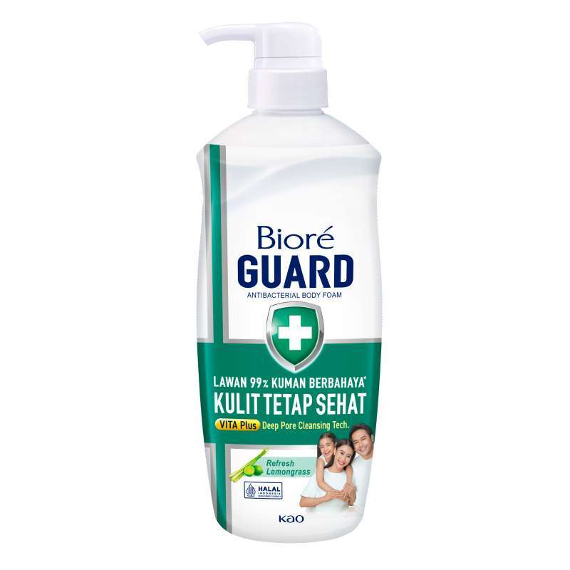 Pekanbaru BIORE GUARD BODY FOAM REFRESH LEMONGRASS 550ML PUMP