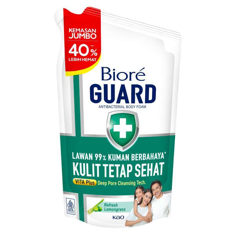 Pekanbaru BIORE GUARD BODY FOAM REFRESH LEMONGRASS 800ML PCH