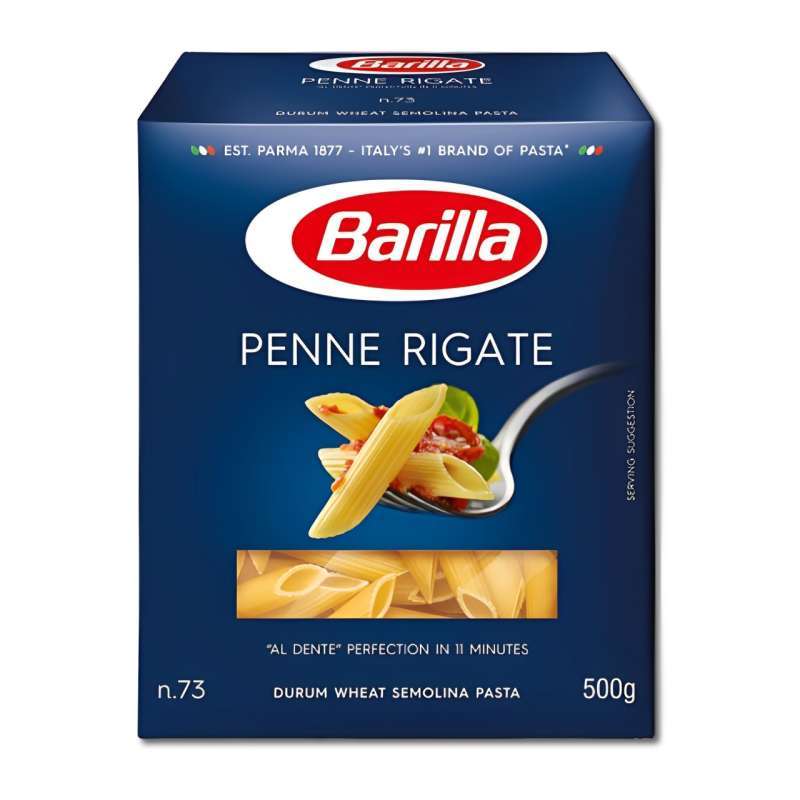Pekanbaru Barilla Penne Rigate 500Gr Box