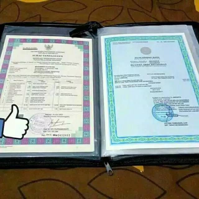 Pekanbaru Document Keeper Merk Yusincha 20/40/60 Resleting / Map Dokumen / Map Ijazah