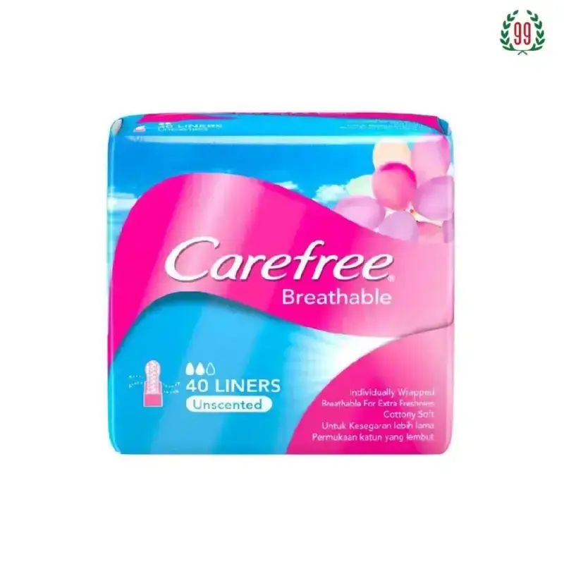 Pekanbaru CAREFREE BREATHABLE UNSCENTED 40'S PAK