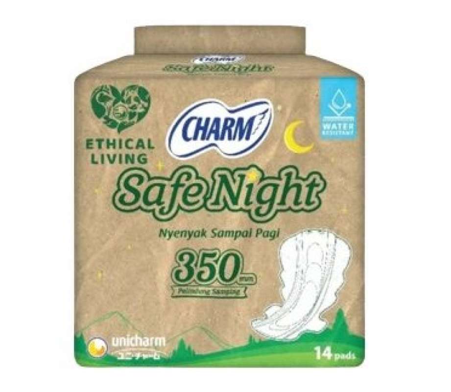 Pekanbaru CHARM SAFE NIGHT ECOPOLYBAG 35CM 14P
