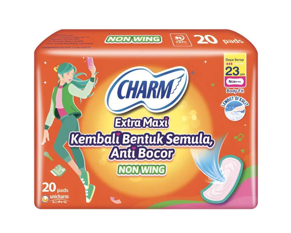 Pekanbaru CHARM BODY FIT EXTRA MAXI 20'S PAK