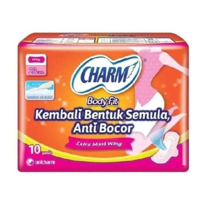 Pekanbaru CHARM BODY FIT EXTRA MAXI WING 10'S PAK