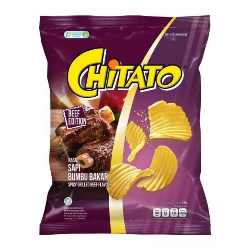 Pekanbaru Chitato Spicy Grilled Beef Flavor 68Gr