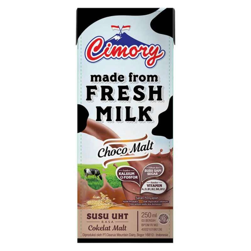 Pekanbaru Cimory Uht Milk Choco Malt 250Ml