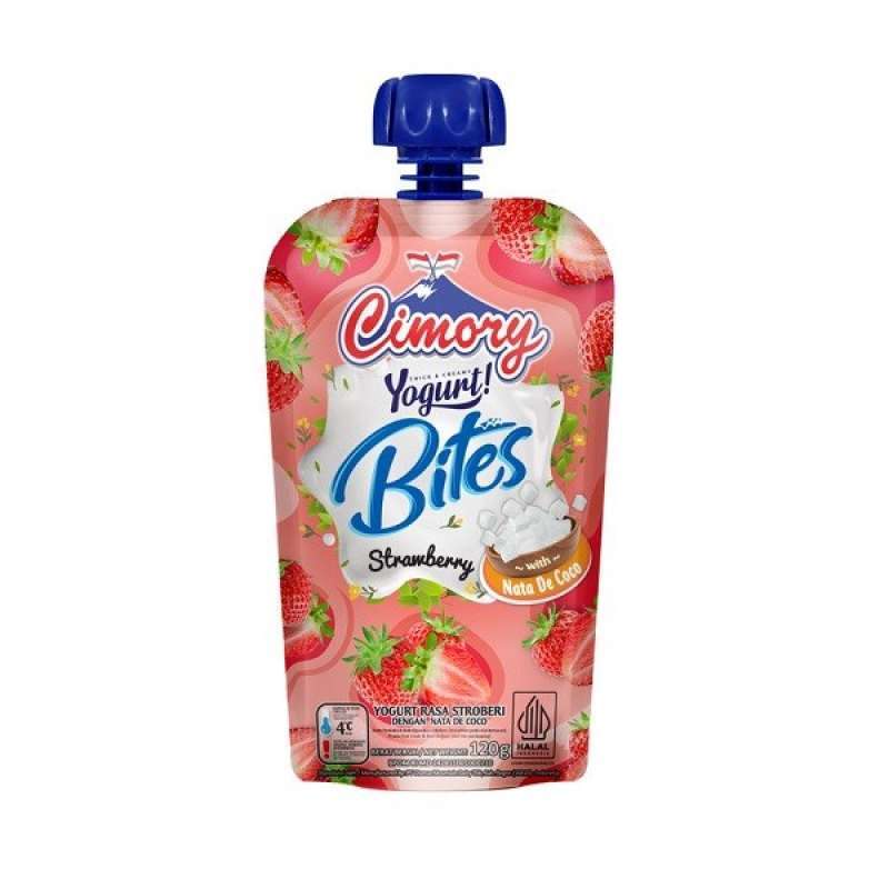 Pekanbaru Cimory Yoghurt Bites Strawberry 120Ml