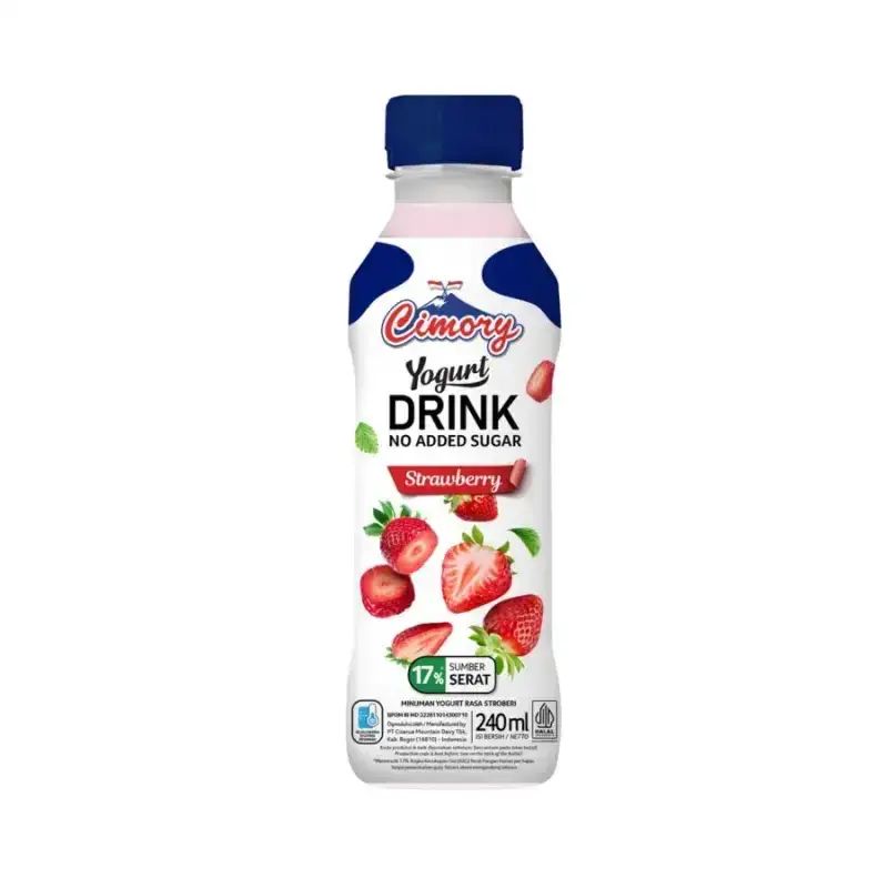 Pekanbaru Cimory Yoghurt Drink Zero Strawberry 240Ml