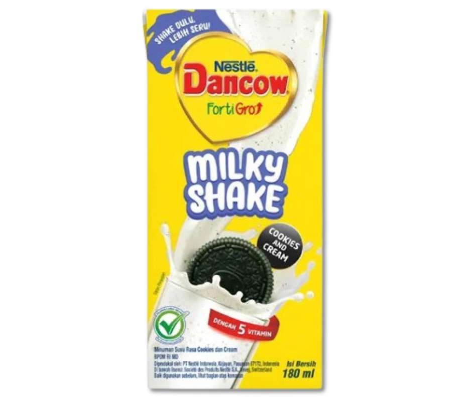 Pekanbaru Dancow Milky Shake Cookies & Cream 180 Ml