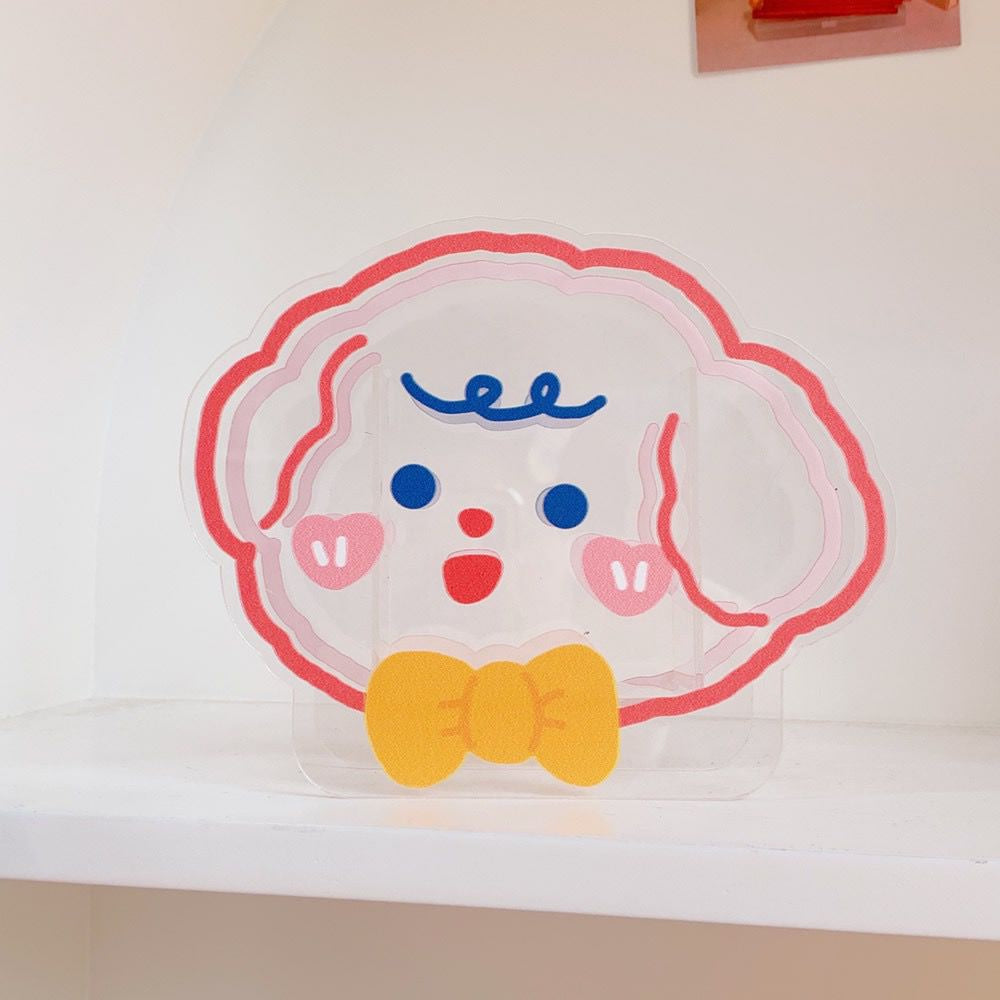 Penholder Motif Unik Lucu Aesthetic Ins Tempat Penyimpanan Pena Akrilik Lucu Karakter Cartoon Korean Style Acrylic Stationary Kit Desk Organizer Cute Cartoon Pen Holder Transparan