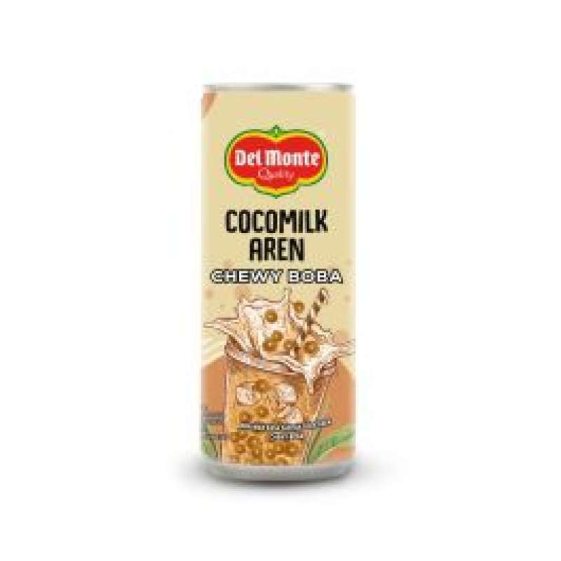 Pekanbaru Delmonte Cocomilk Aren Chewy Boba 240Ml