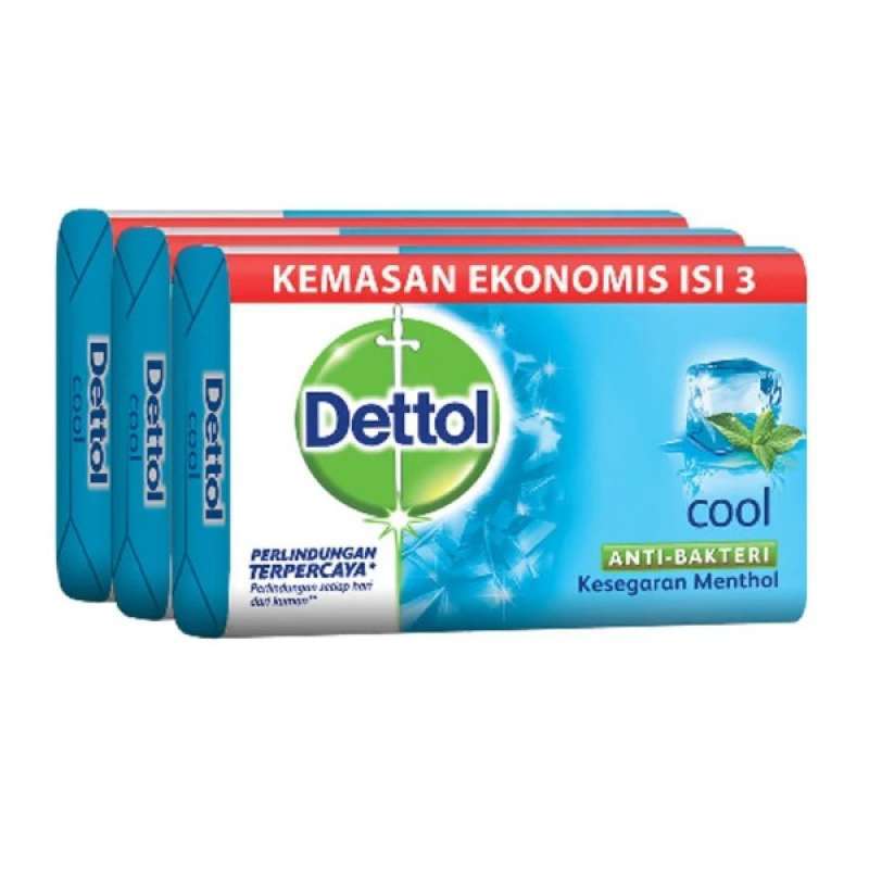 Pekanbaru Dettol cool soap 3x65gr pack