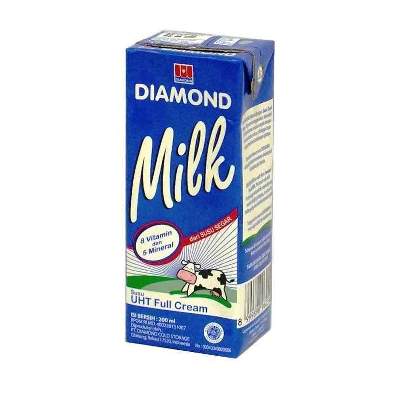 Pekanbaru Diamond Milk Full Cream 200Ml Tta