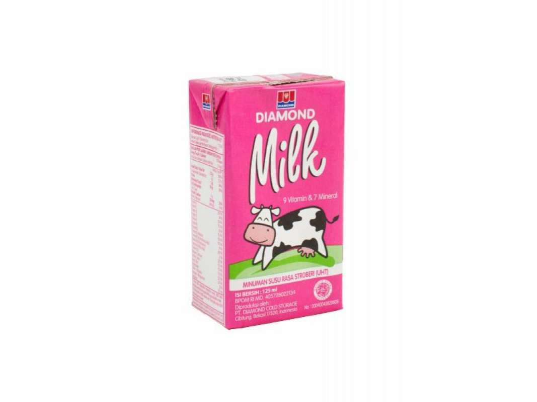Pekanbaru Diamond Milk Strawberry 125Ml Tta