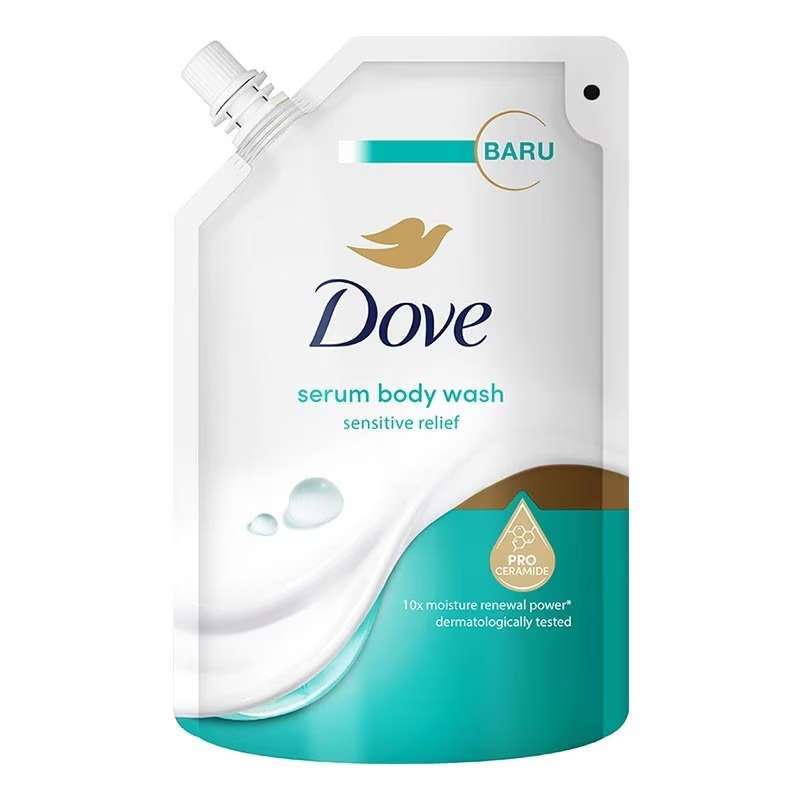 Pekanbaru DOVE BODY WASH SENSITIVE RELIEF 400ML POUCH