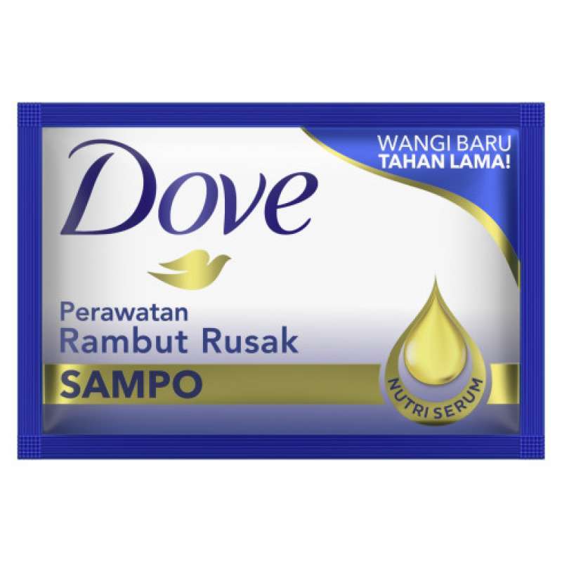Pekanbaru Dove Shampoo Total Damage Trmt 12X9Ml