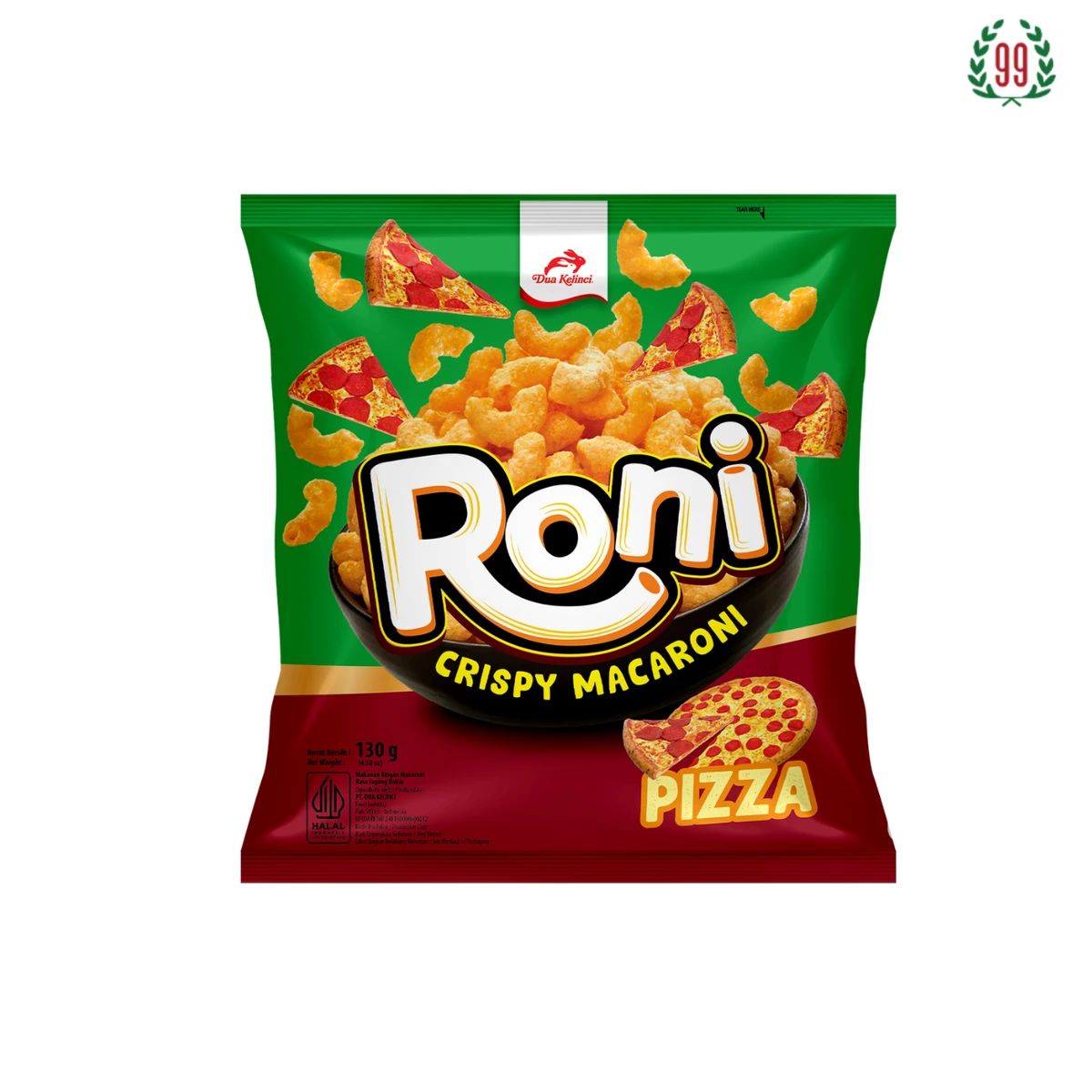 Pekanbaru Dua Kelinci Roni Makaroni Pizza 130Gr