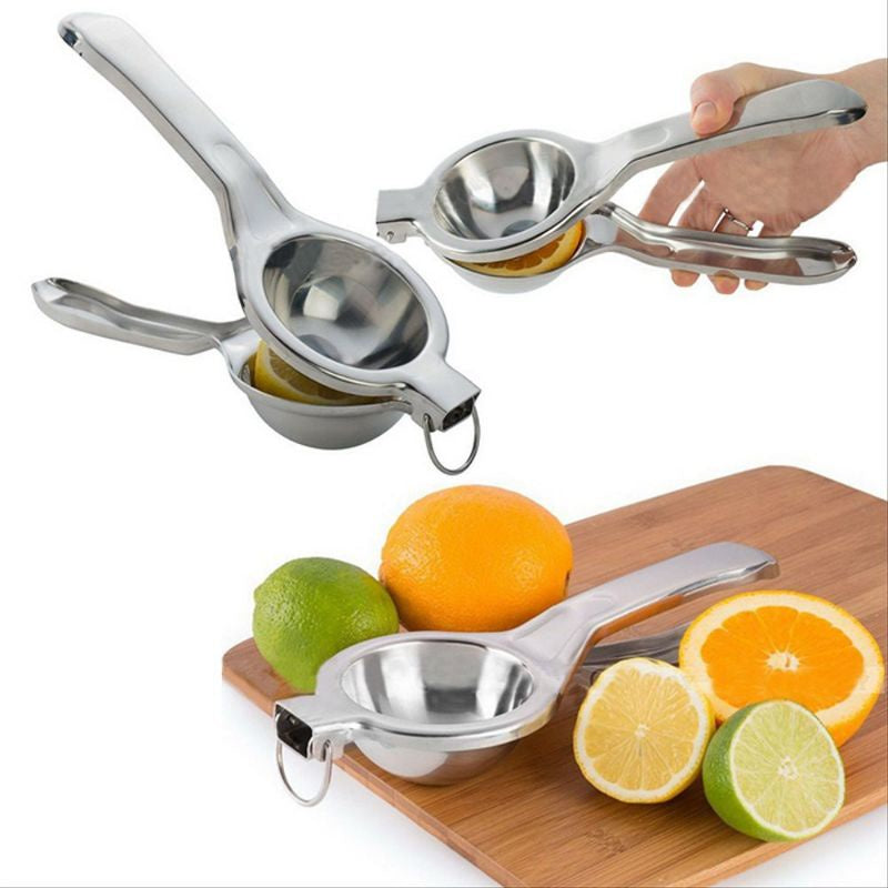 (kecil)Alat Peras Jeruk Dan Lemon Lime Squeezer Stainless Steel Perasan Manual Jeruk Nipis Besi Press Buah