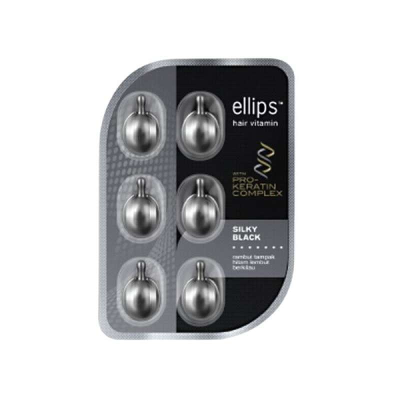 Pekanbaru Ellips Pro-Keratin Silky Black 6'S