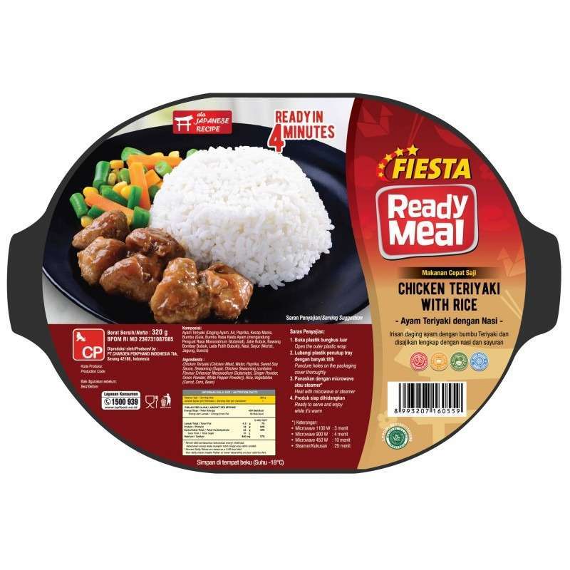 Pekanbaru Fiesta Ready Meal Chicken Teriyaki With Rice 320G