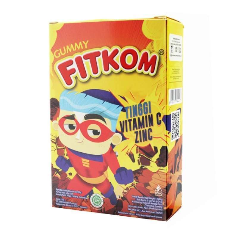 Pekanbaru Fitkom Gummy Vitamin C-Zin 24Gr