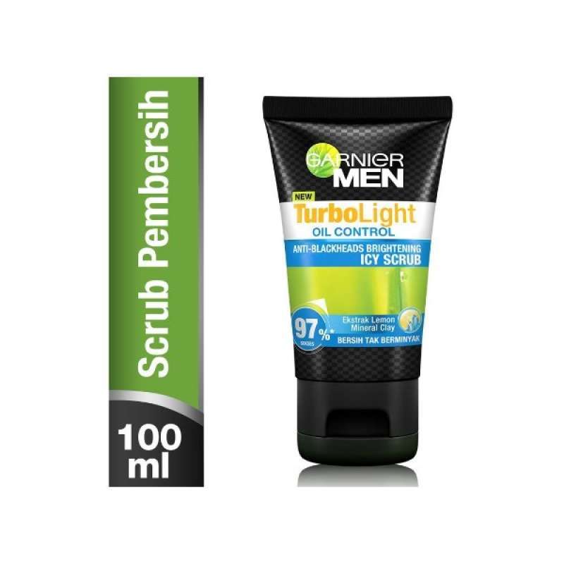 Pekanbaru Garnier Men Turbo Light Oil Scrub 100Ml