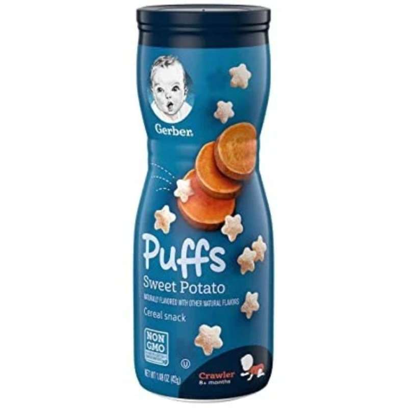 Pekanbaru Gerber Fruit Puff Sweet Potato 1.48Oz