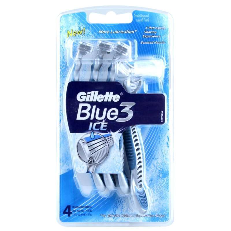 Pekanbaru Gillette Blue 3 Cool Razor 4'S