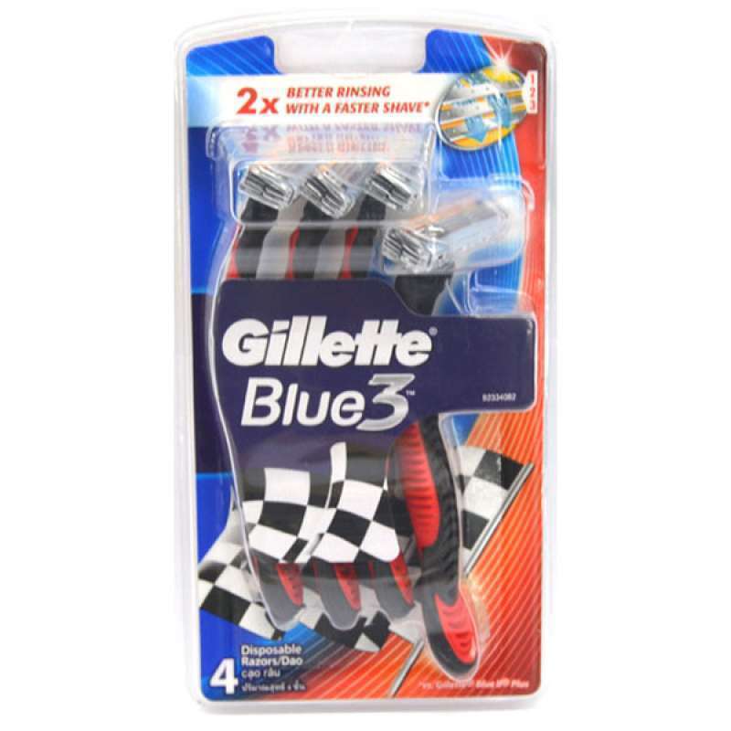 Pekanbaru Gillette Blue 3 Comfort Razor 4'S
