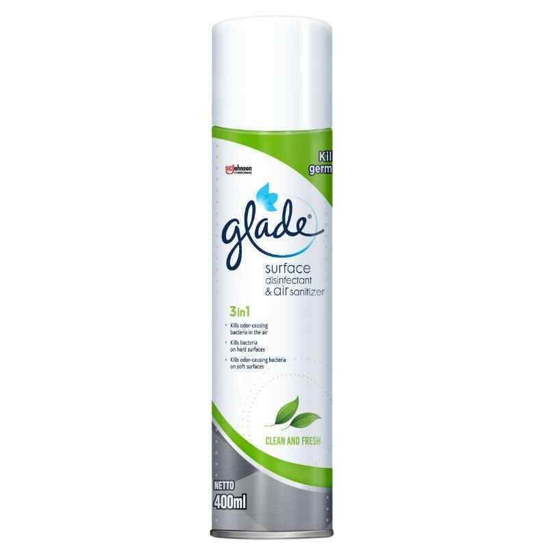 Pekanbaru GLADE 3IN1 DISINFECTANT CLEAN&FRESH 250M