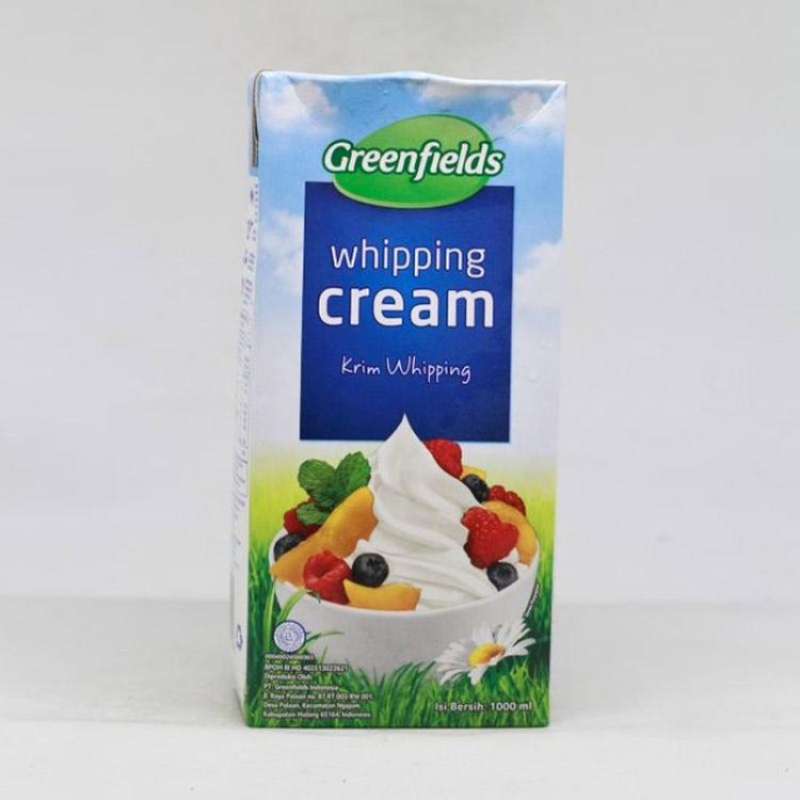 Pekanbaru Greenfields Whipping Cream 1000Ml