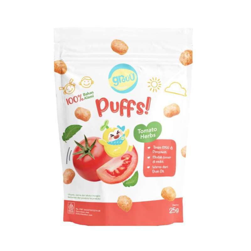 Pekanbaru Grouu Puff Tomato Herbs 25Gr