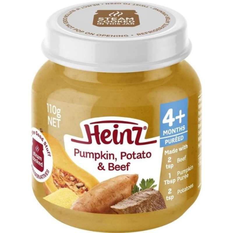 Pekanbaru Heinz Pureed Pumpkin Potato & Beef 110Gr