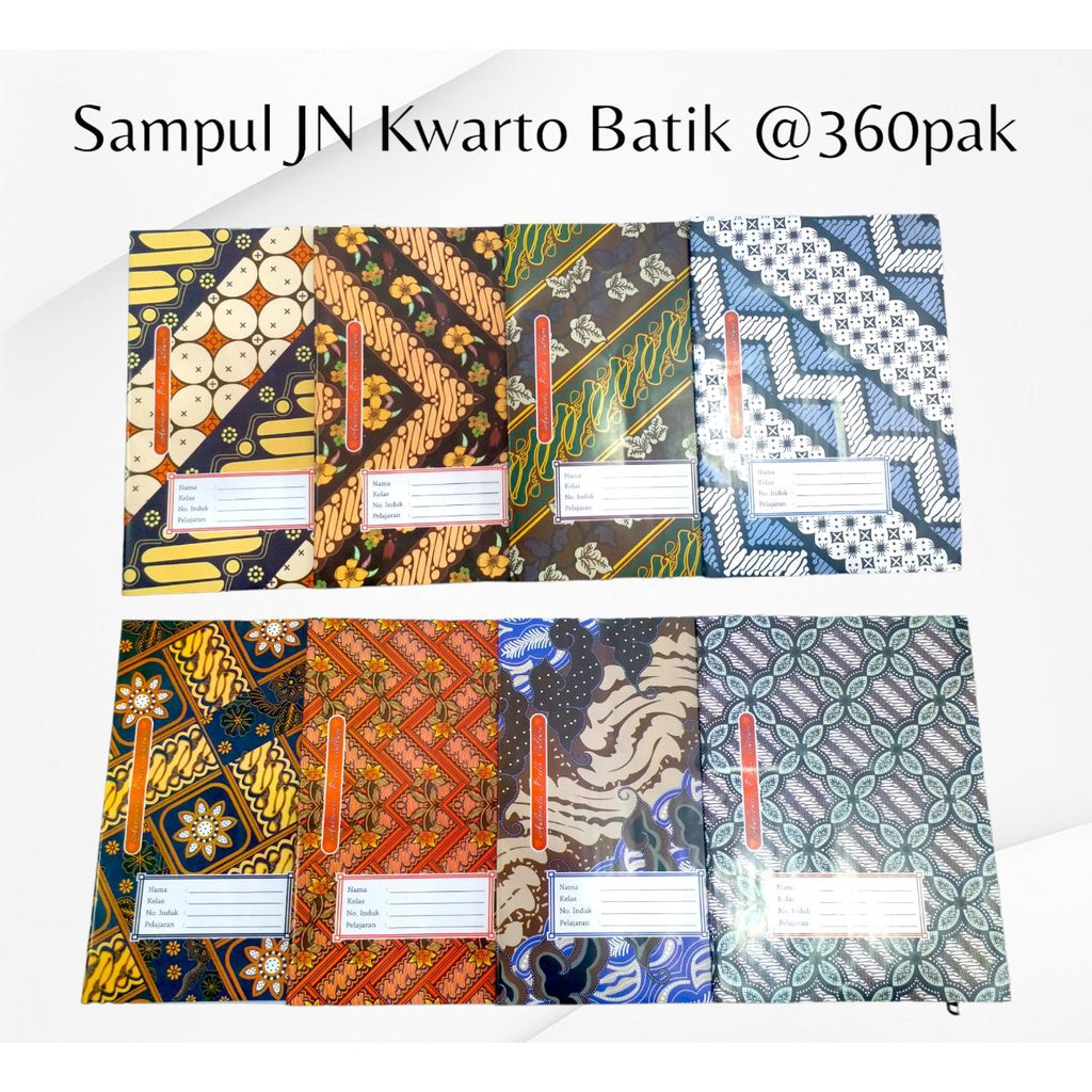Pekanbaru Sampul Buku Jn Boxy Garis & Kwarto Batik